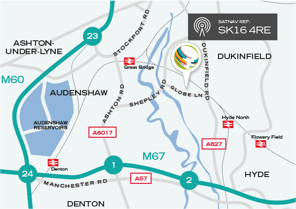 Globe site overhead image